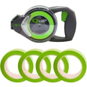 QuiP 38 masking tape dispenser with green tape